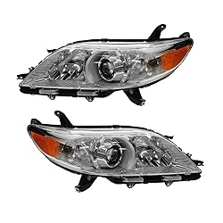 TRQ 2 Piece Headlight Assembly Set Driver