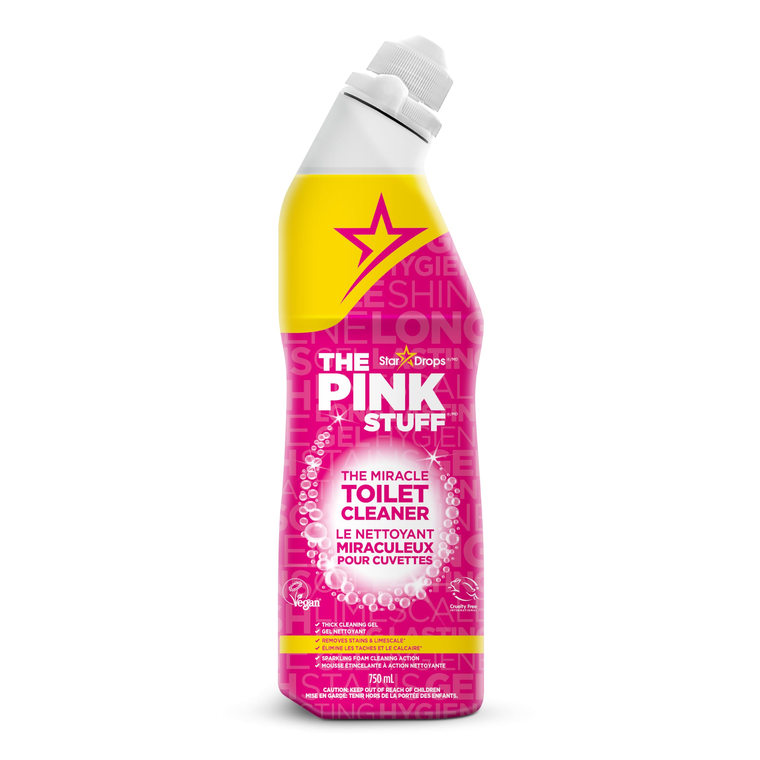 Stardrops, The Stuff Miracle Toilet Cleaner, Pink, 750 ml