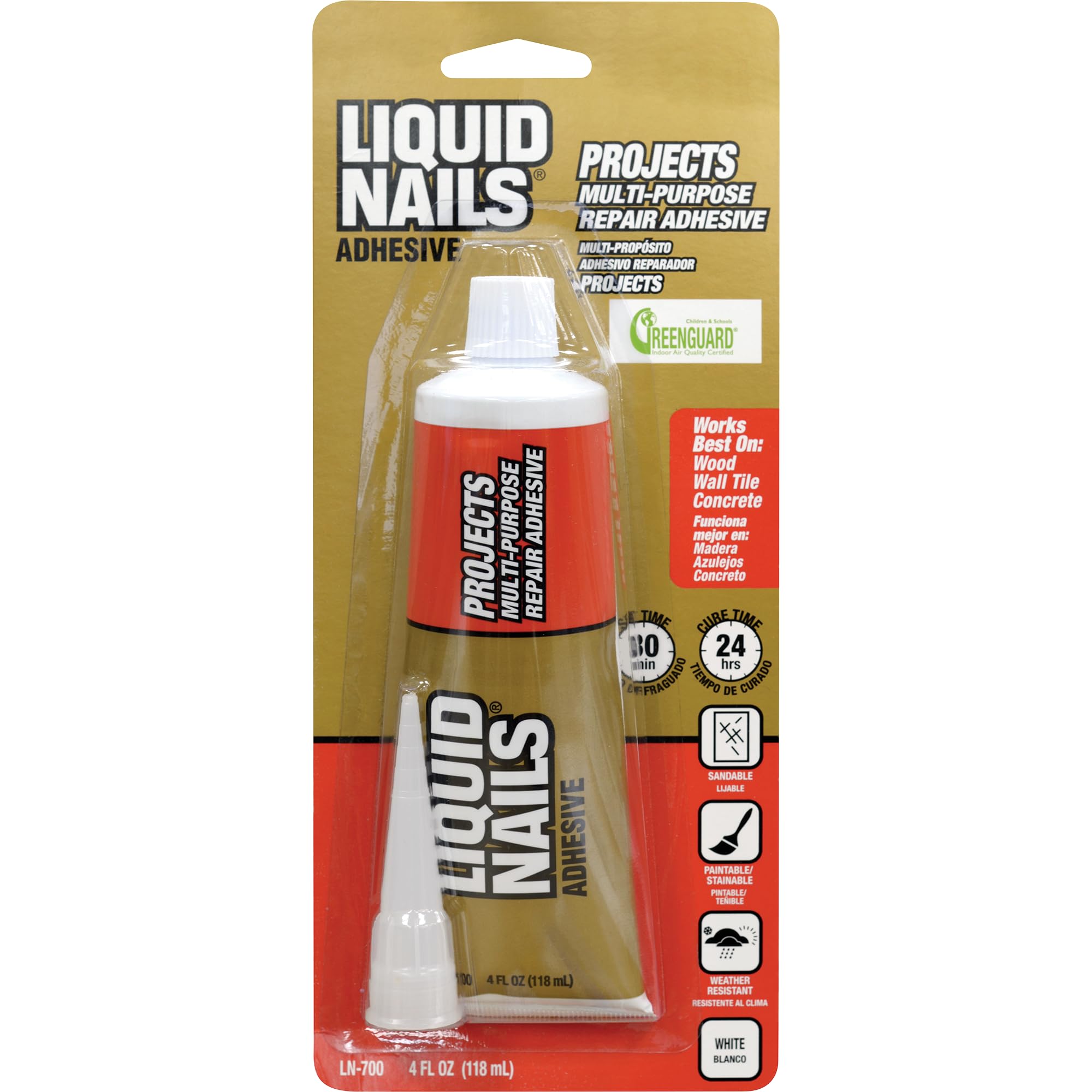 Photo 1 of Liquid Nails LN-700 4-Ounce Small Projects and Repairs Adhesive