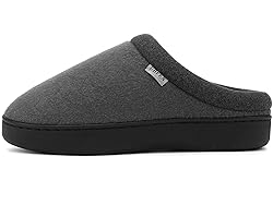 UBFEN Mens Slippers for Indoor Bedroom Memory Foam