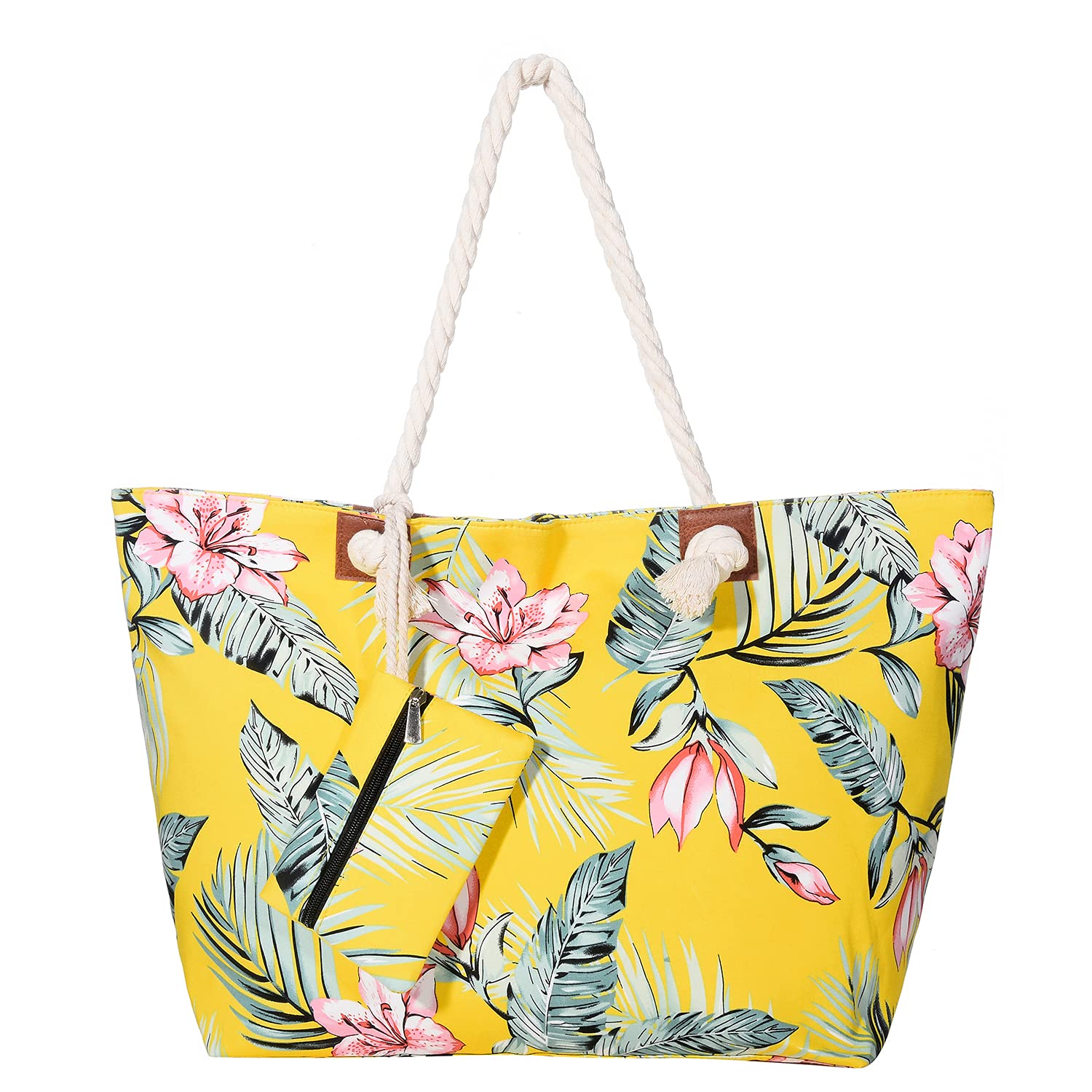 MASADA Large beach bag water resistant with zip Garden Eden