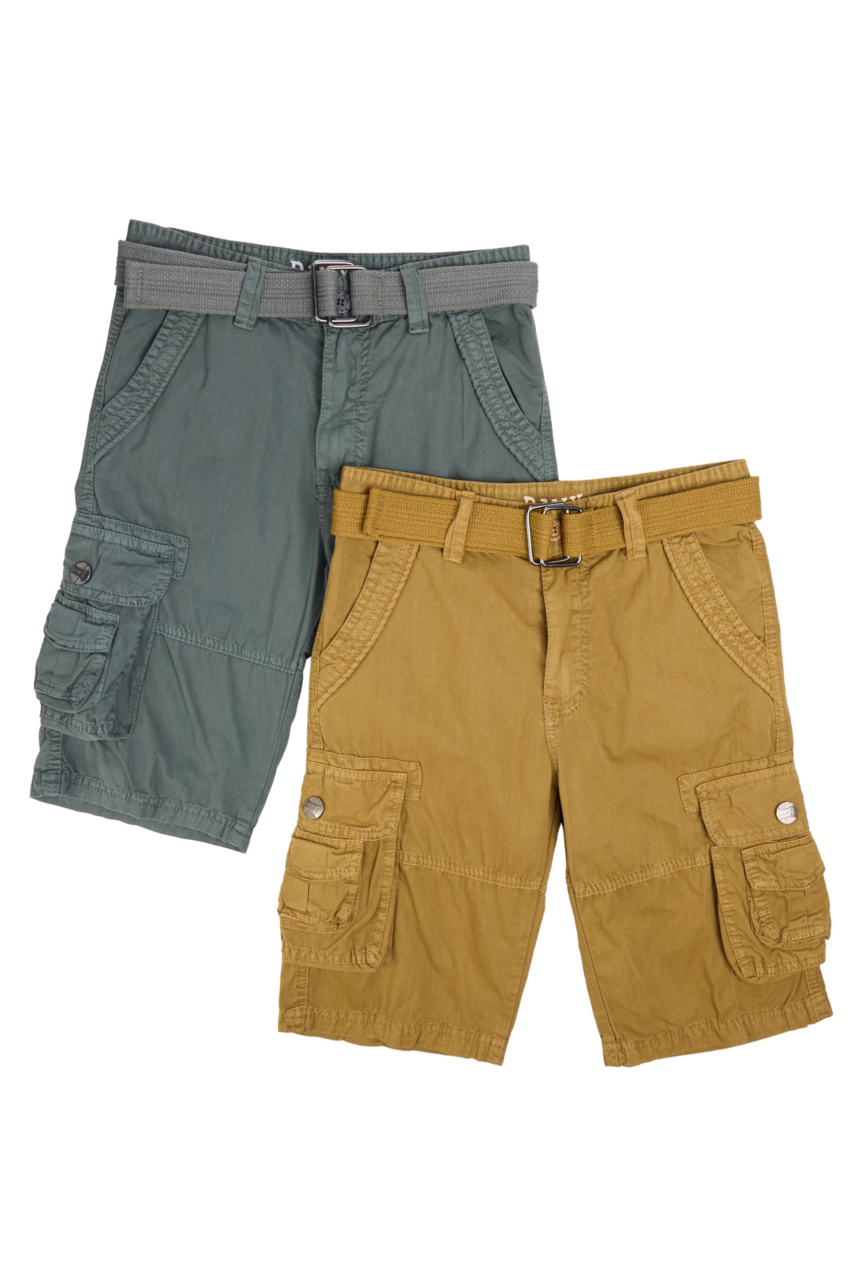 Raw X Boys Cargo Shorts 8-18 | 100% Cotton Belted