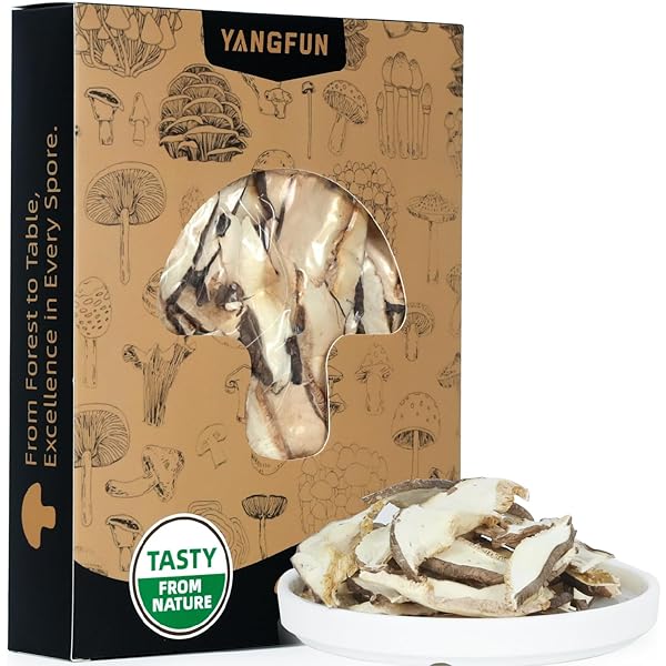 NATURAURA Whole White Flower Dried Shiitake Mushrooms - 16 Oz Premium Grade AAA