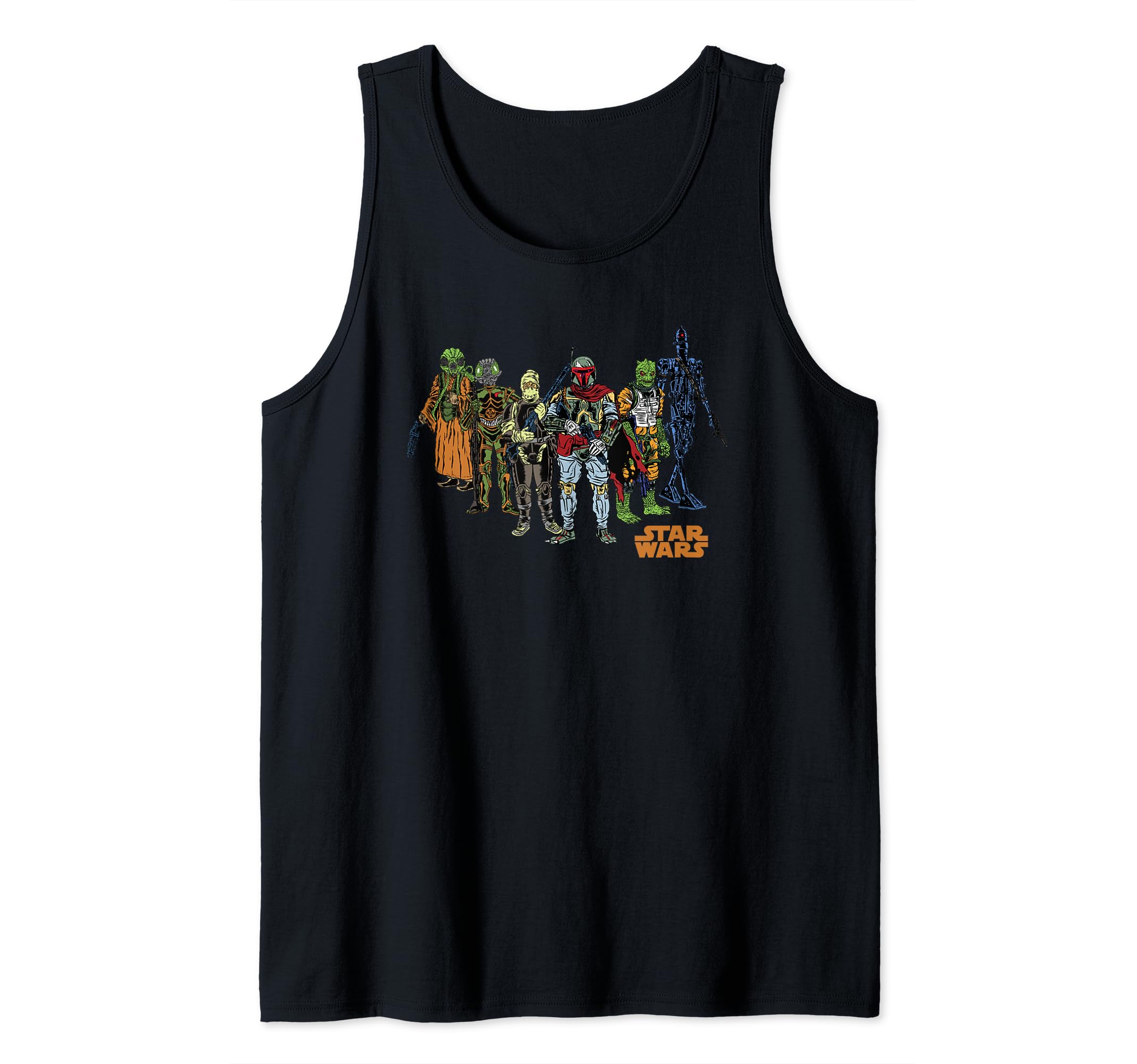 Star Wars Boba Fett Orange Pop Candy Squad Tank Top