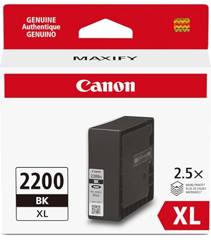 Amazon.com: Canon PGI-2200XL Genuine Cyan Ink Tank, Compatible