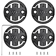Bike Mount for Wahoo - [4-Pack] Mount Adapter Insert Compatible with Wahoo Out Front Cycling Computer Mounts, Bicycle GPS Computer Mounts Replacement Base,Cycling Combo Mount Road MTB Accessories