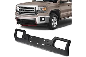HECASA Front Bumper Skid Plate Compatible with 2014 2015 GMC Sierra 1500 Replacement for 22902312 GM1053100 Lower Cover Protection Black Plastic