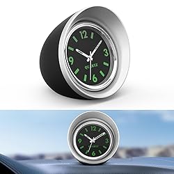 Linkstyle Car Clock, Stick on Dashboard Analog Car