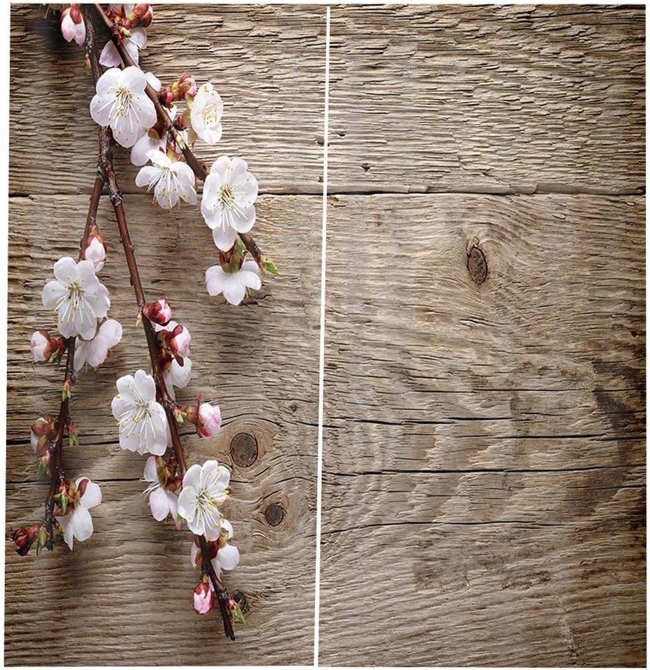 gfjfghfjfh Digitaldruck Vorhang Rosa Pfirsich Blumenmuster Vorhang