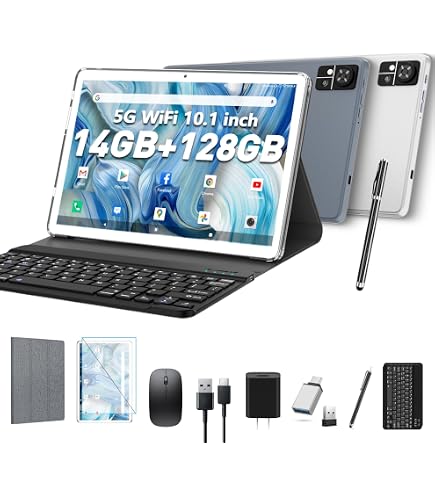 Amazon.com : Android 14 10 Inch Tablet with 14GB RAM, 128GB ROM