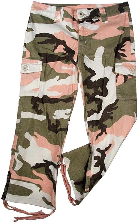 girls pink camo pants