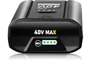 POWITEC 40V 6.0Ah Replacement Battery for Kobalt 40V MAX Lithium Ion Battery KB440-06‎ KB240-06 KB2540C-06 KB640-03