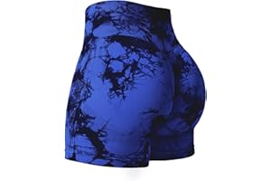 YEOREO Professional Women Workout Shorts 3.6" Scrunch Shorts Seamless High Waisted Contour Gym Yoga Biker Shorts