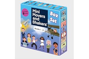 Mini Movers and Shakers 8 Book Box Set (Books 1-8: Elon Musk, Anne Frank, Serena Williams, Steve Jobs, Albert Einstein, Indra Nooyi, Amelia Earhart, Bruce Lee)