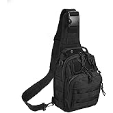 Novemkada Tactical Shoulder Bag,1000D Outdoor Military Sling Daypack Backpack