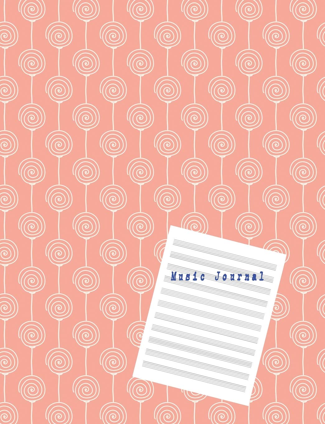 Music Journal: Music Manuscript Paper, Staff Paper, Musicians Notebook (Music Composition Books) 7.44 x 10.69 inches, 100 pages