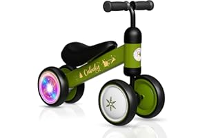 Cubuly Baby Balance Bike for 1-3 Year – First Birthday Boy Girl Gifts 12-36 Month Mini Bike|Colorful Lighting Wheels|Ride on Toys |Toddler Balance Bike 1-3 Indoor/Outdoor Bike