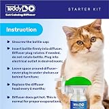 TeddyDo Cat Calming Diffuser UK Plug-In Twin Pack 2x48ml Refills 60 Days view 4