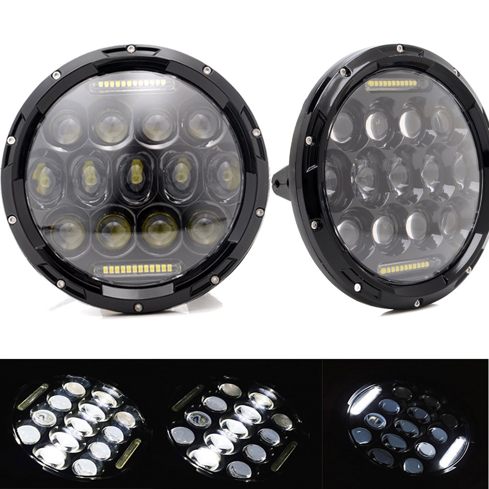 LED Headlamp Headlights Black Upgrade Light Kit for VW Beetle Classic