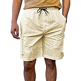 Southpole Mens Quick Dry Track Cargo Shorts, Inseam 9", Lightweight, Water Resistant