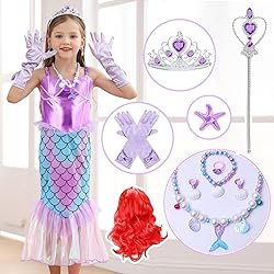 iTVTi Little Girls Mermaid Costume Princess Dress