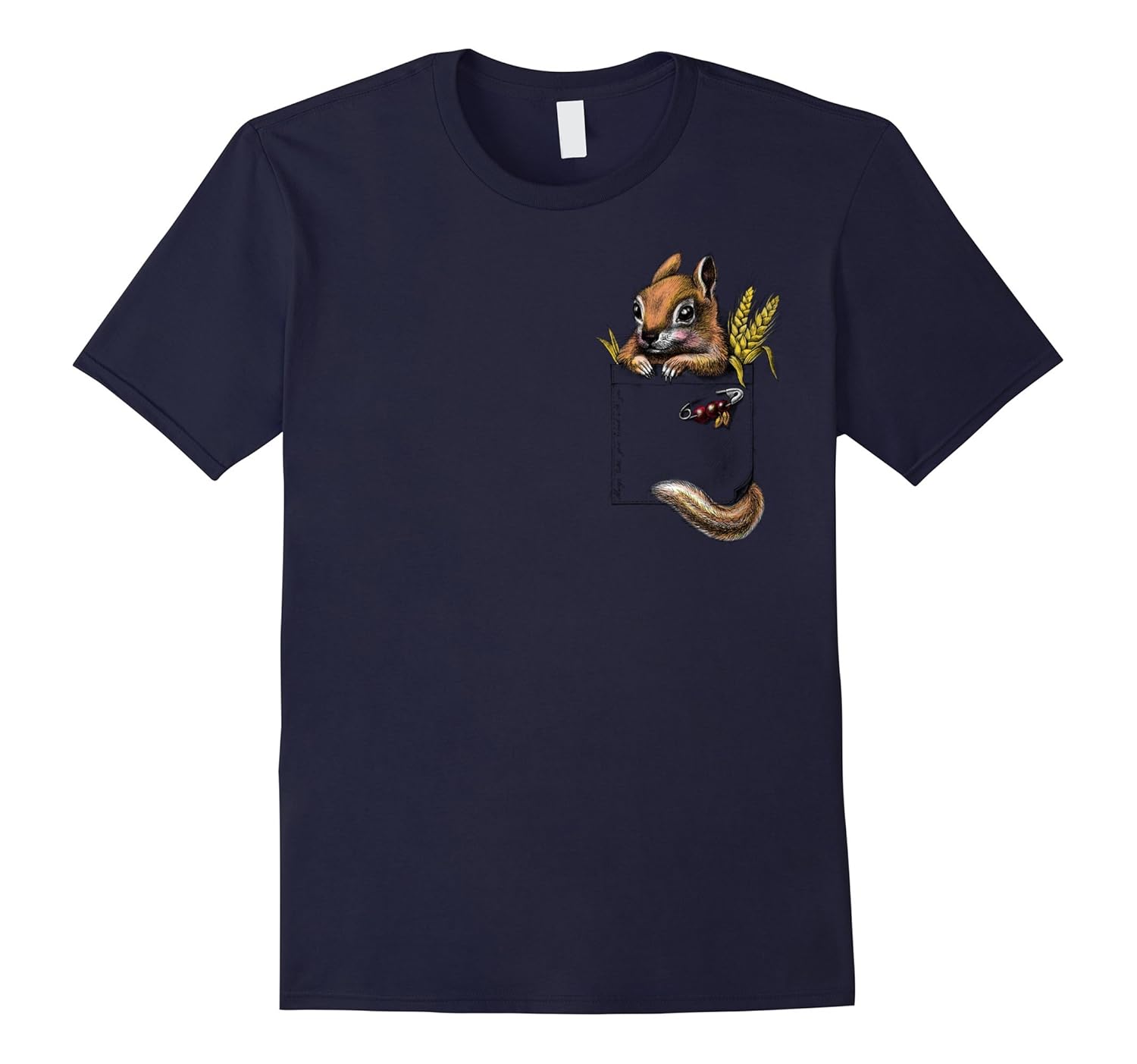 Chipmunk Pocket T-Shirt-Art – Artvinatee