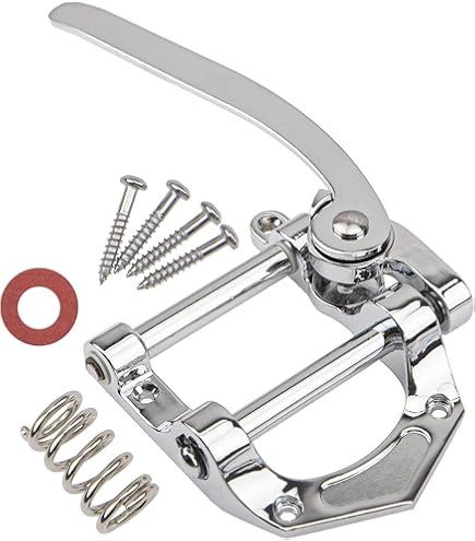 Amazon.com: Tele Bridge Plate & 6-Saddle Bridge for Bigsby B5 and