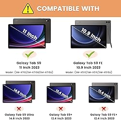 INFILAND Galaxy Tab S9 FE/S9 5G Case, Ultra Slim