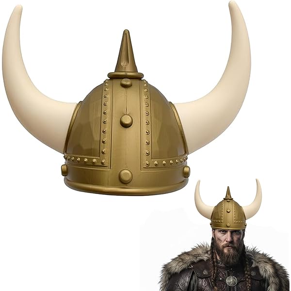 Amazon.com: Thor Spiked Viking Helmet with Horns Medieval King