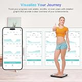 Healthkeep Scales Body Weight with App 13 Metrics Bluetooth iOS Android Black view 4