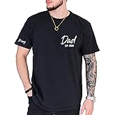 Personalized Dad Shirt with Kids Names on Sleeve Custom Dad Tshirt Est 2026 Daddy T Shirt, Gift for Father's Day Birthday Gift for Father from Daughter Multicolor