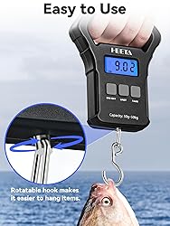 HEETA Fish Scale, 110lb/50kg Digital Portable