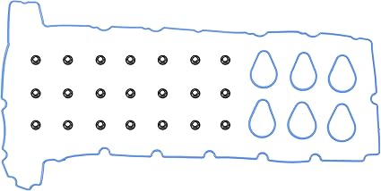 Amazon Com Dnj Vc3190g Valve Cover Gasket Set W Grommets For 2002 2005 Buick Chevrolet Gmc Isuzu Oldsmobile Saab 9 7x Ascender Bravada Envoy Envoy Xl Envoy Xuv Rainier 4 2l L6 Dohc 256cid Automotive