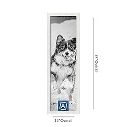 ArtToFrames 10x35 Inch White Picture Frame, This