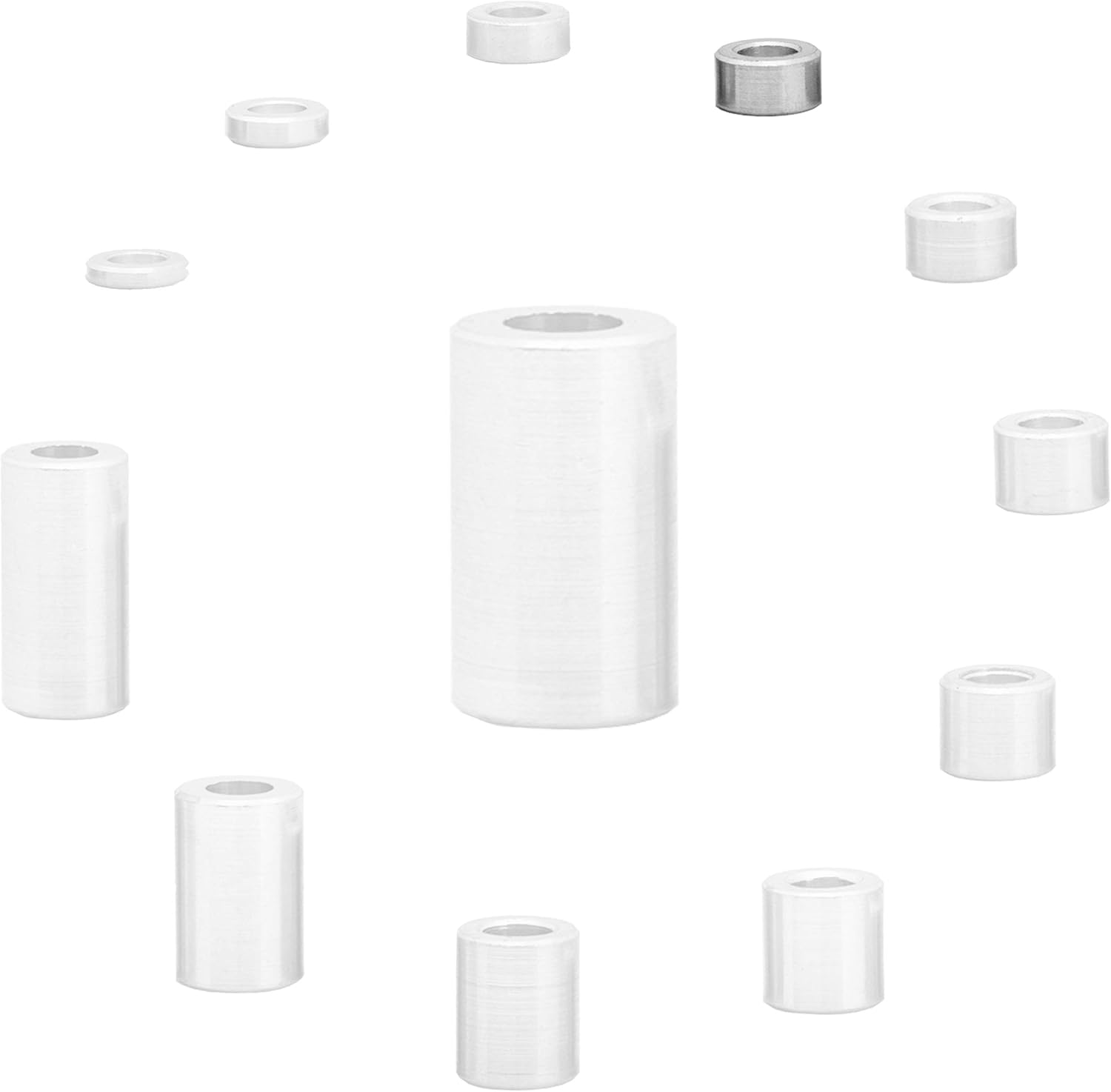 4 Stück Rohrbuchse Hülsen Abstandshülsen Distanzbuchsen Abstandsbuchsen