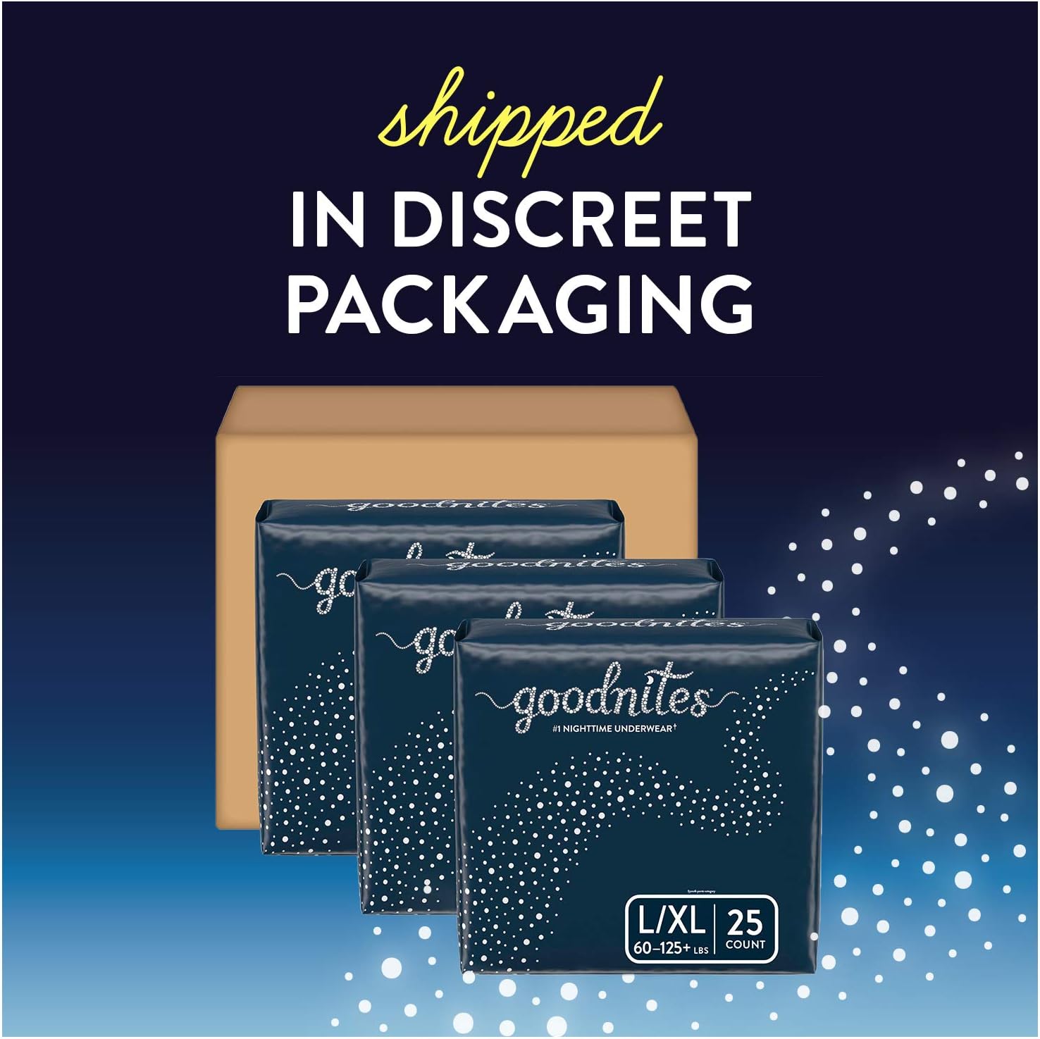 Goodnites Bedwetting Underwear for Boys, L/XL, 75 Ct, Stock Up Pack: Health & Personal Care