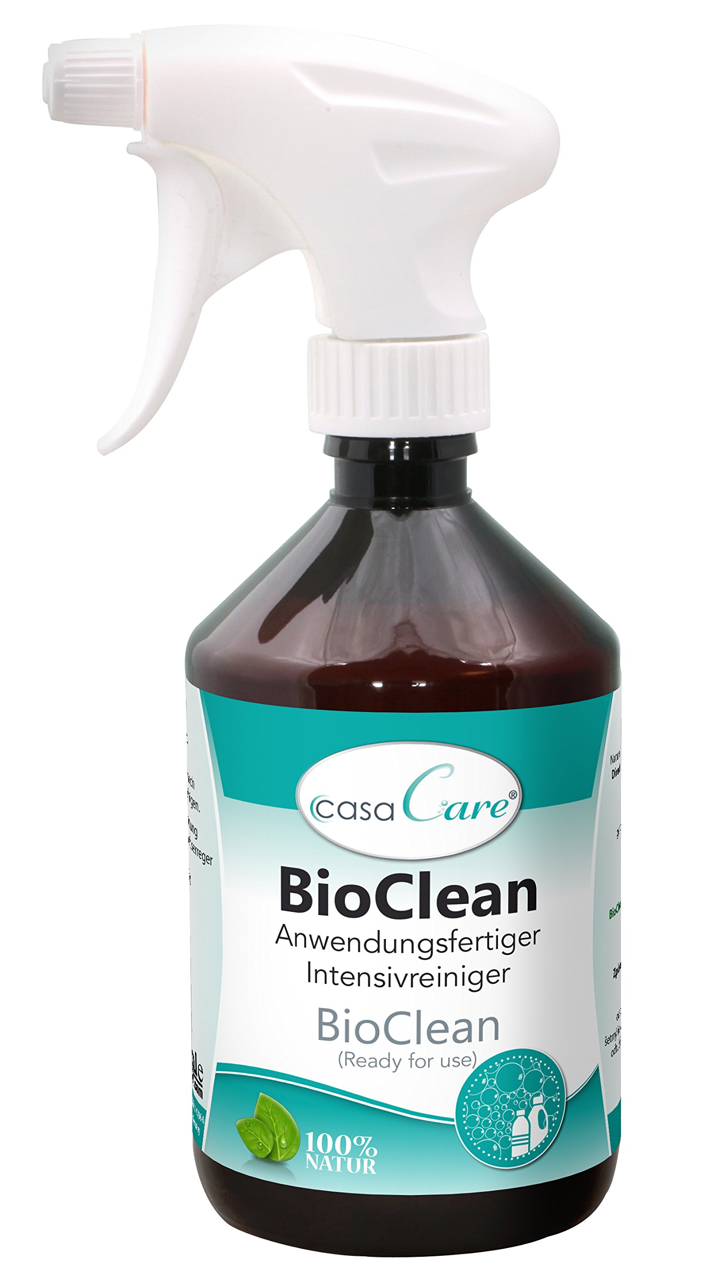 cdVet Naturprodukte casaCare BioClean Ready for use 500 ml - Allround cleaner - stubborn dirt - thorough cleaning - removes soil for pathogens - environmentally friendly -