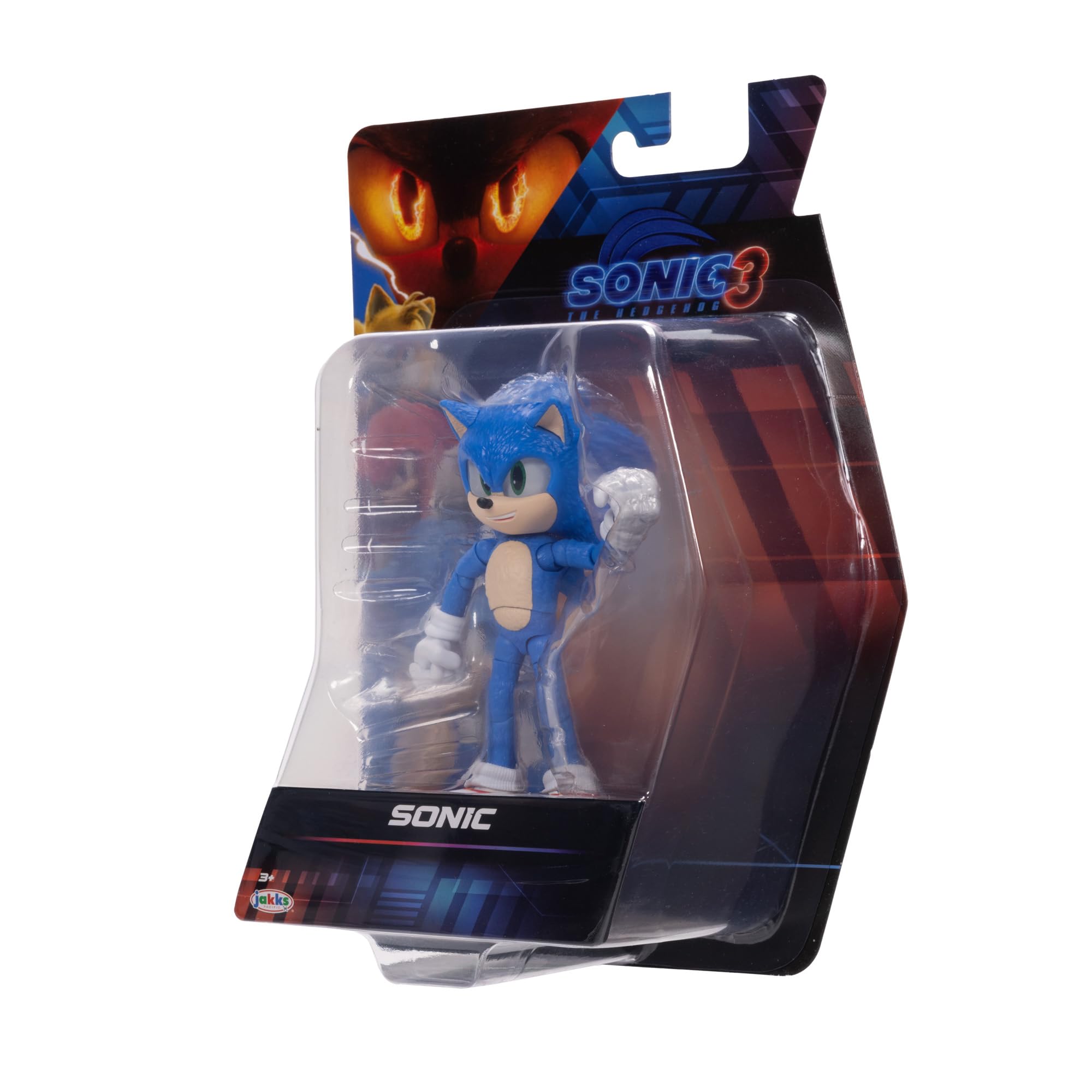 Sonic 3 Movie Action Figures 5-Inch Sonic Collector Toy Figure, Highly Articulated for Boys Girls - Officially Licensed Sonic The Hedgehog 3 Movie Product