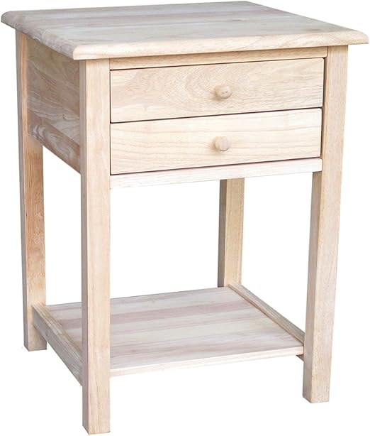 Amazon Com Unfinished Lamp Table End Side Chairside Living Room