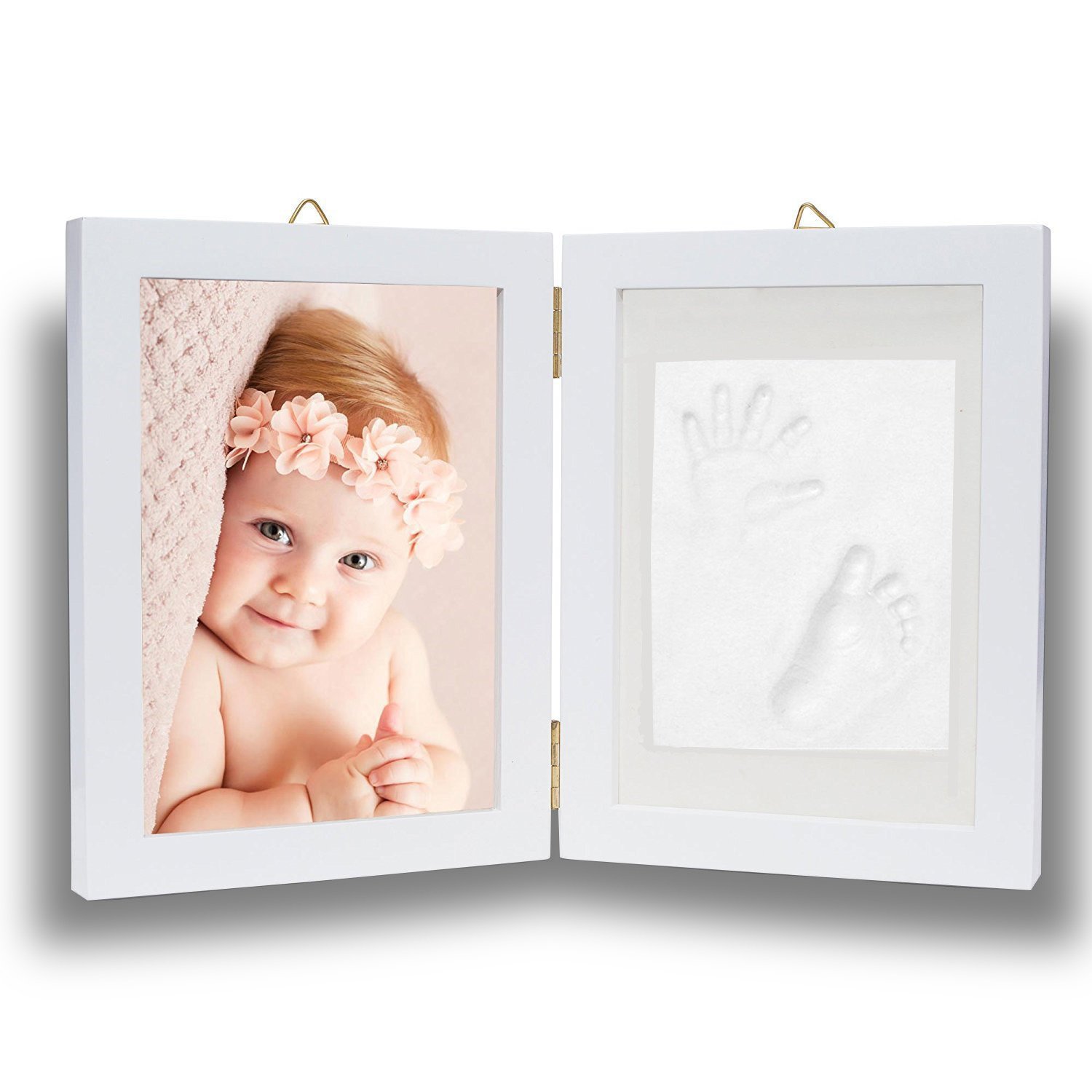 Pootack Marco Foto Huella Bebé Regalo Original Bebé para Recién Nacido Blanco