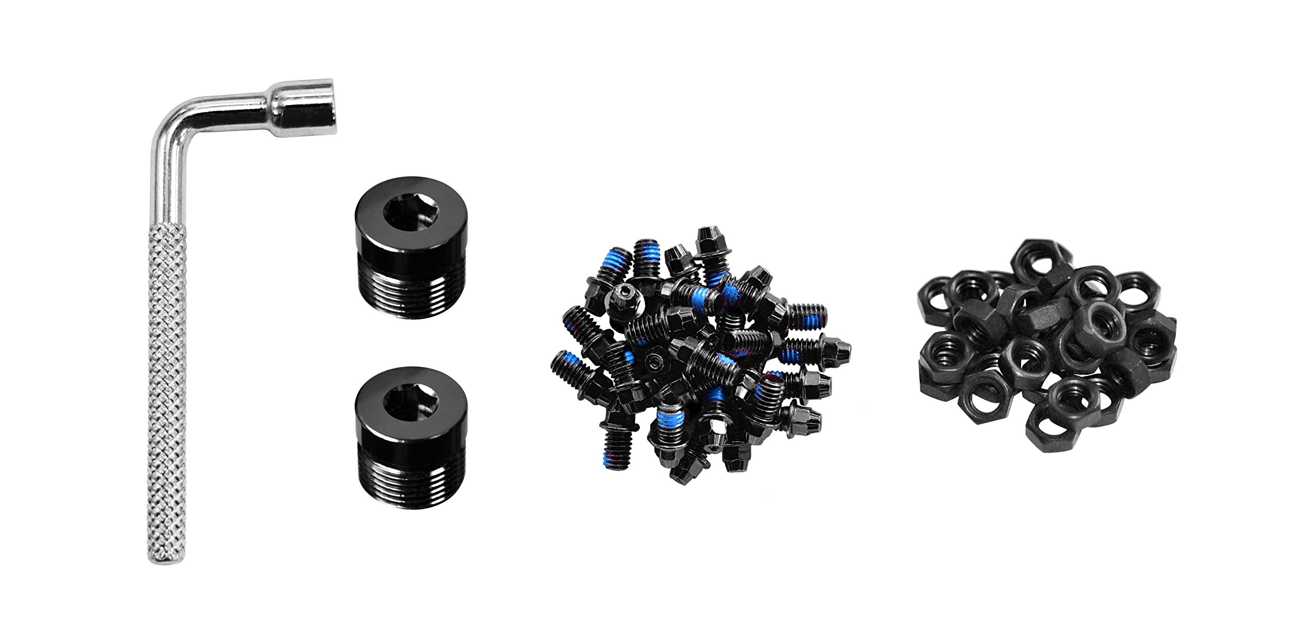 Funn Pedal Pins Studs for Black Magic Pedals (Black)
