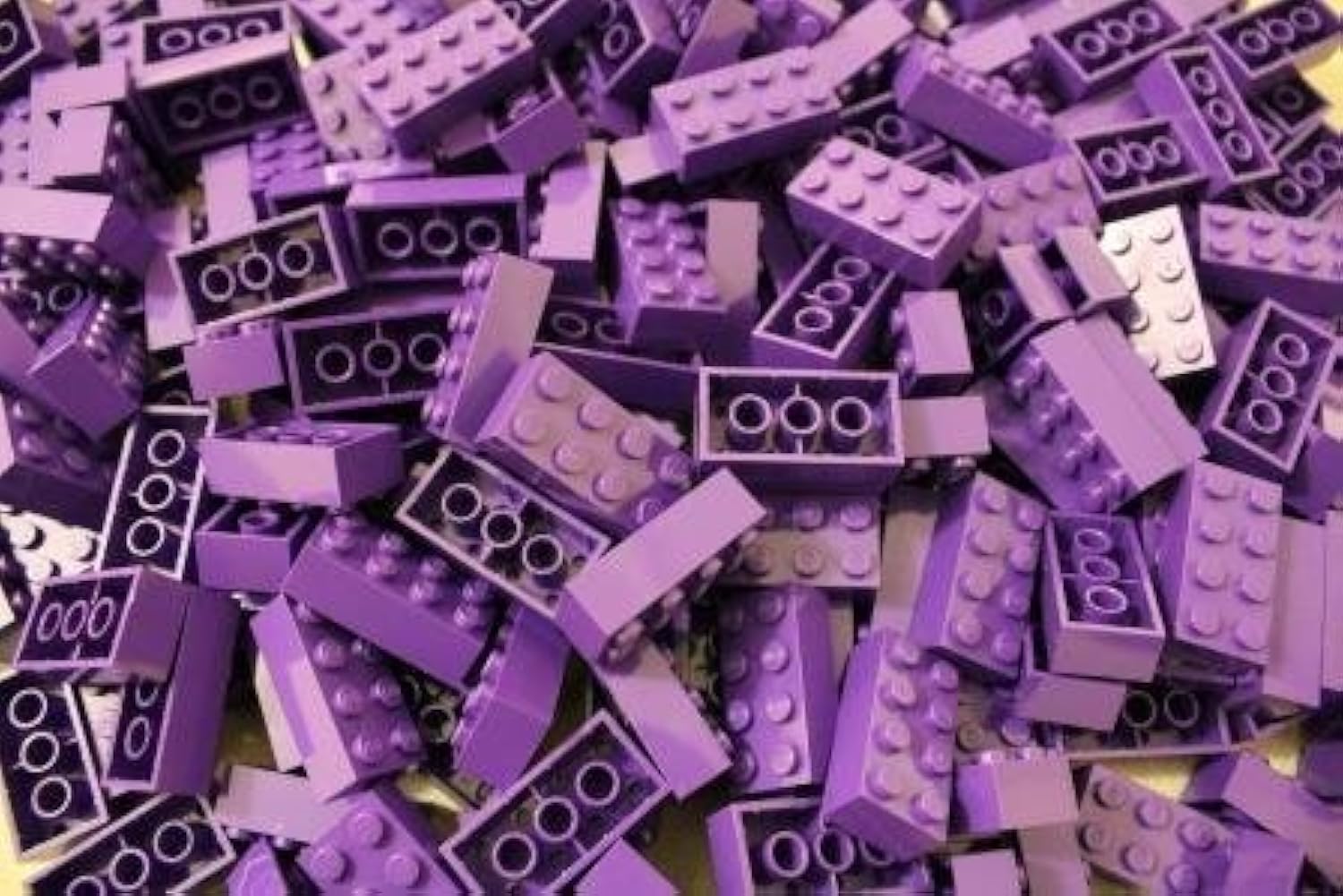 LEGO Bricks: Dark Purple 2x4. Part 3001 (X 25)