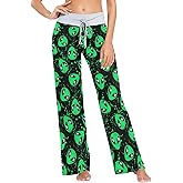 Gugusary Women's Comfy Pajamas Pants Drawstring Stretch Long Wide Leg Lounge Casual Bottoms