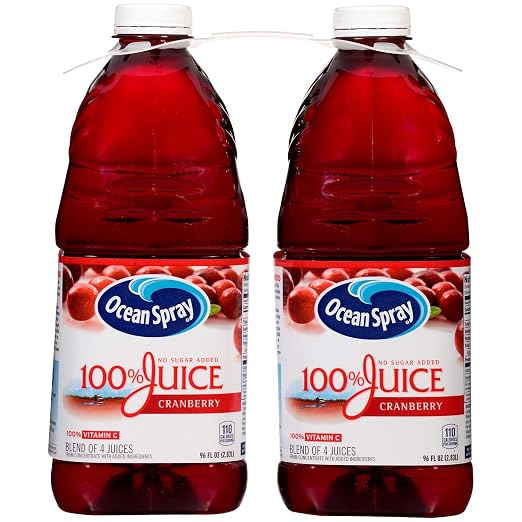 Ocean spray 100% Juice cranberry Blend plastic 96oz (031200201140)