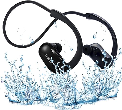 Amazon Co Jp Kscat 水泳 ヘッドホン ミュージックプレイヤー Bluetooth4 1 ワイヤレス Ipx8防水レベル イヤホンとmp3プレイヤー一体型 Cvcノイズキャンセリング Apt X 高音質 8gbメモリー ヘッドセット 潜水 プール用イヤホン ブラック 家電 カメラ