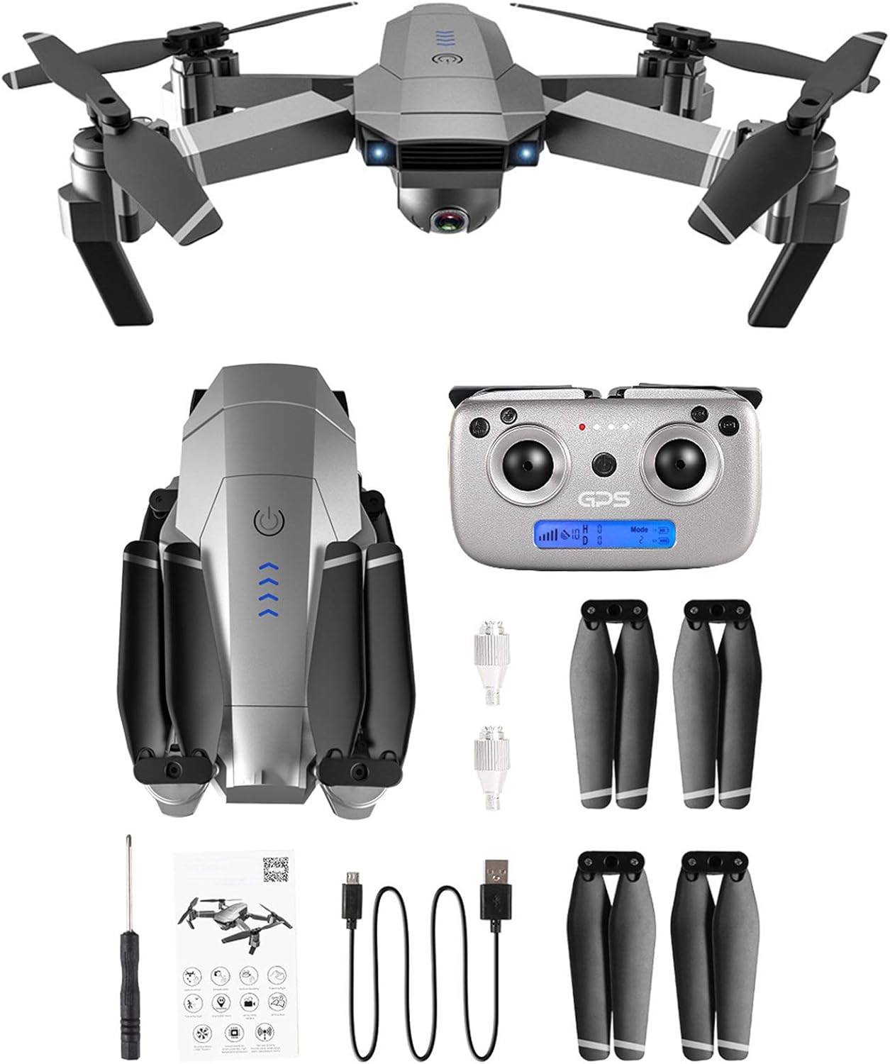 Anti-Shake 4K Camera Drone Zoom Aerial 