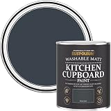 Rust-Oleum Black Kitchen Cupboard Paint Matt Finish 750ml Sand