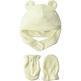 Luvable Friends Baby Beary Cozy Hat and Mitten Sets