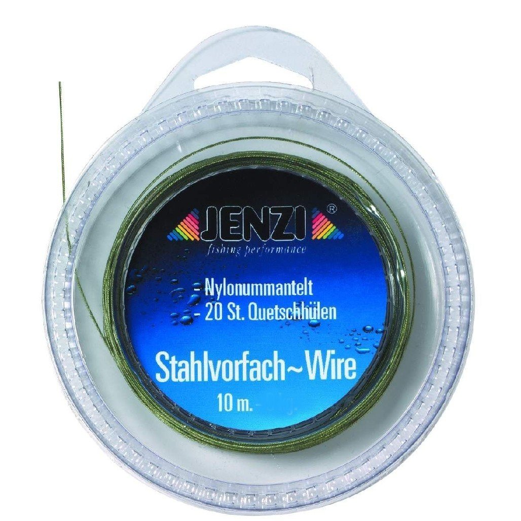 Jenzi wire trace, on 10 m spool, with 20 piecesTrace crimps., Unisex, 5 KG