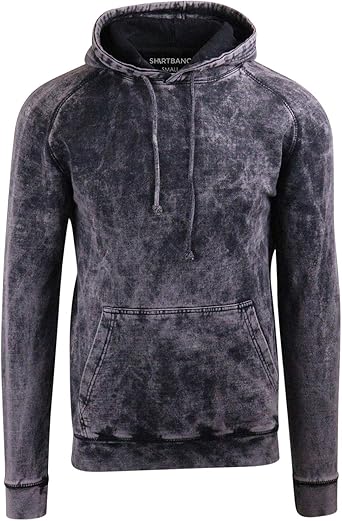 distressed hooded sweatshirt